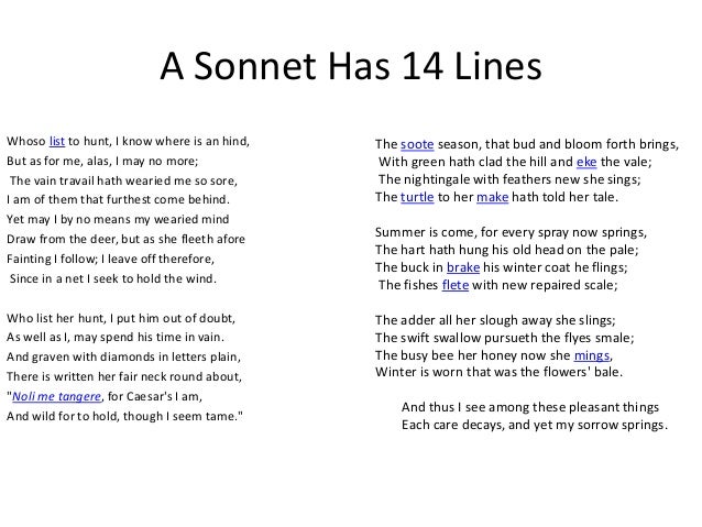 Sonnets